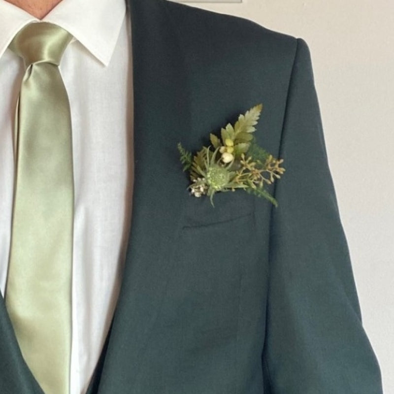 boutonniere champetre mariage pays basque