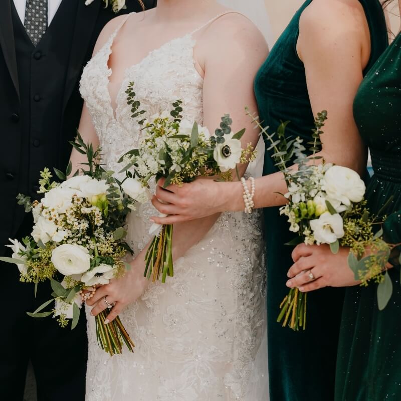 Bouquet de la mariee naturel et champetre mariage ecoresponsable
