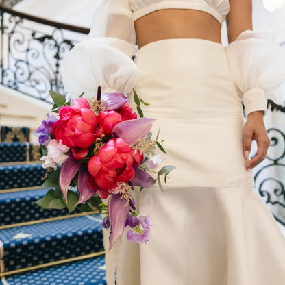 Bouquet de la mariée par Cabane fleuriste mariage ecoresponsable biarritz pays basque