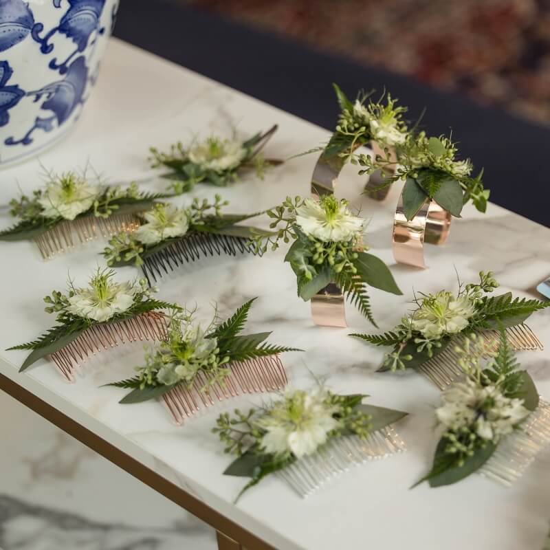 accessoires fleuris pour mariage pays basque