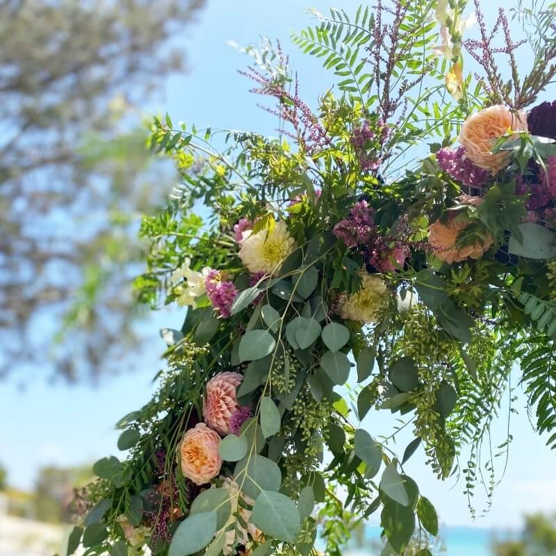 arche fleurie ecoresponsable par cabane atelier floral