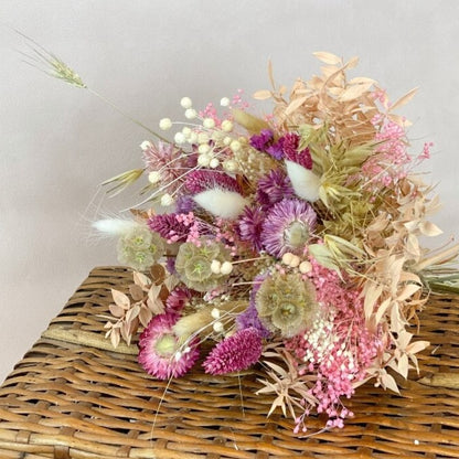bouquet-fleurs-sechees-bahia-couleurs-rose-violet-blanc-peche