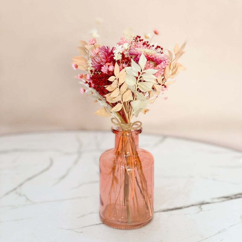coffret-bougie-fleurie-rose-mini-bouquet-vase-coloré